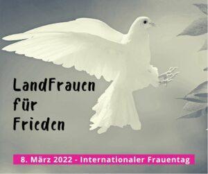 LandFrauen für den Frieden am 8.3.2022