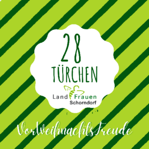 Read more about the article Lasst uns Türchen 28 schmücken