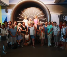 LandFrauen Schorndorf schauen hinter die Kulissen Flughafen Stuttgart